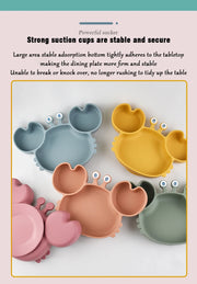 Silicone Dining Plate Suction Cartoon