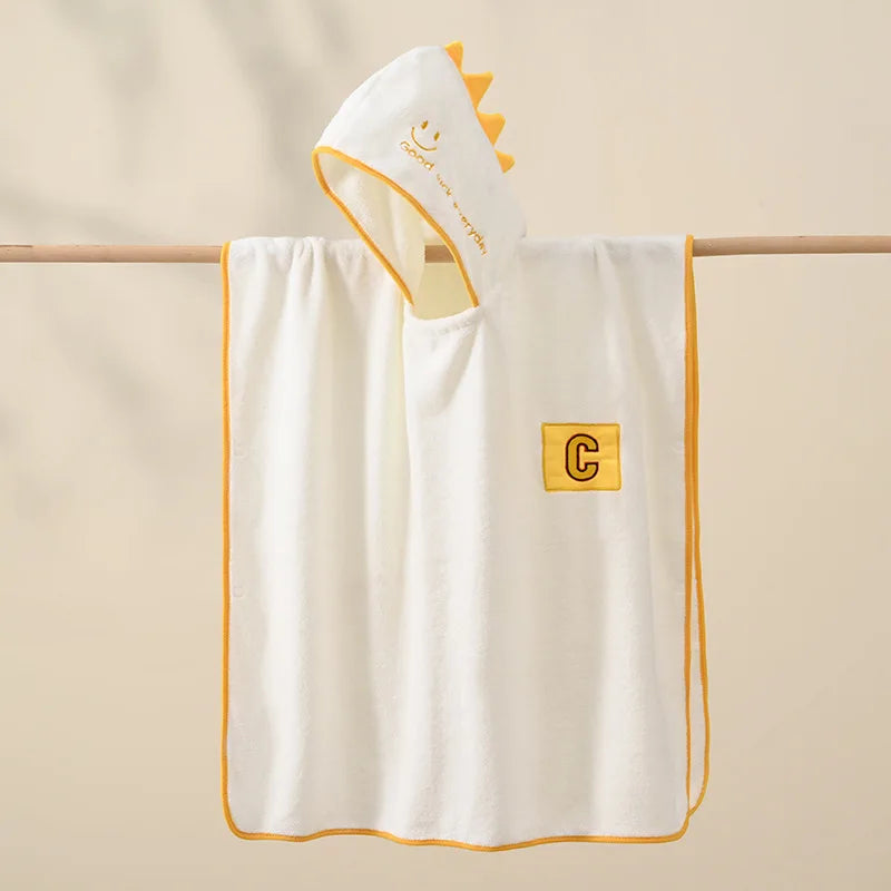 Children's Hooded Shower Bathrobe