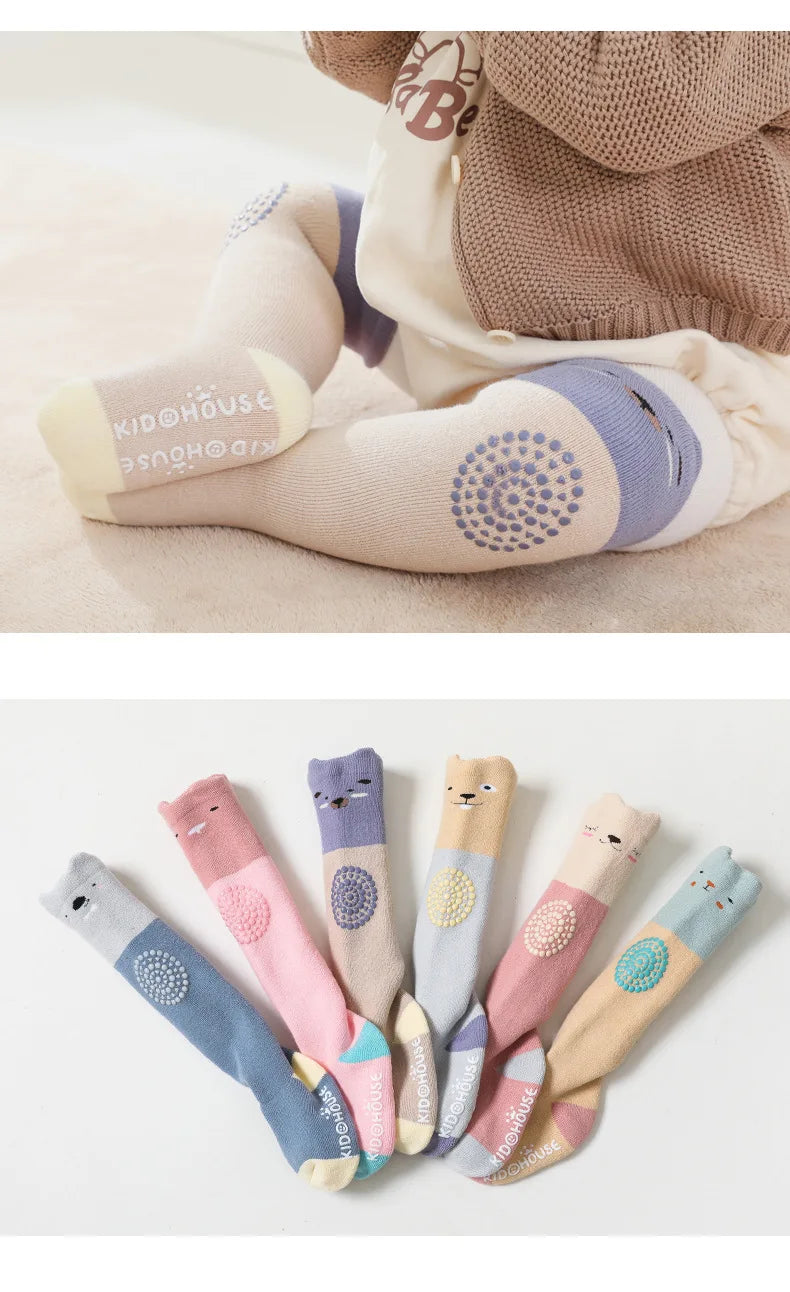 Baby Knee High Crawling Socks