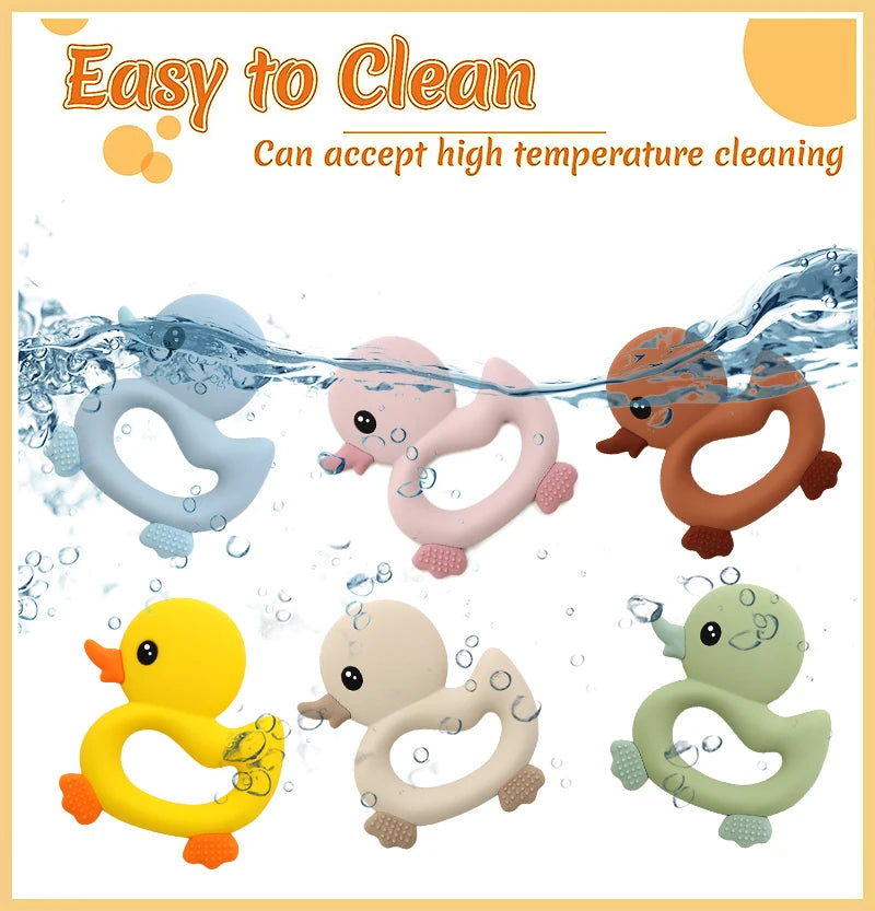 Duck Silicone Teether