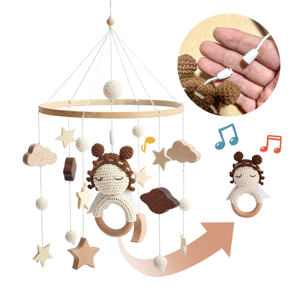 Newborn Angel Bed Bell Crib Toys