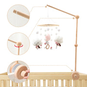 Wooden Mobile Bed Bell Crib Toy