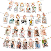 Boho Rainbow Monthly Photo Banner