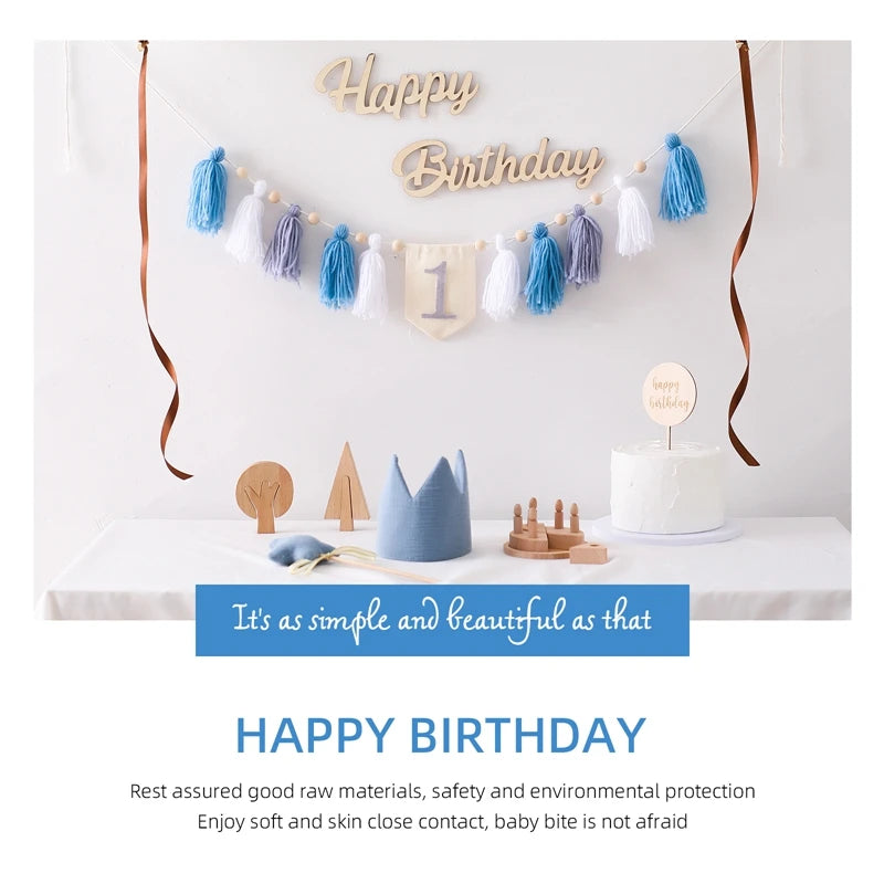 Baby Party Banner Tassel