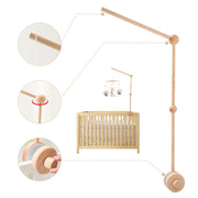 Wooden Mobile Bed Bell Crib Toy