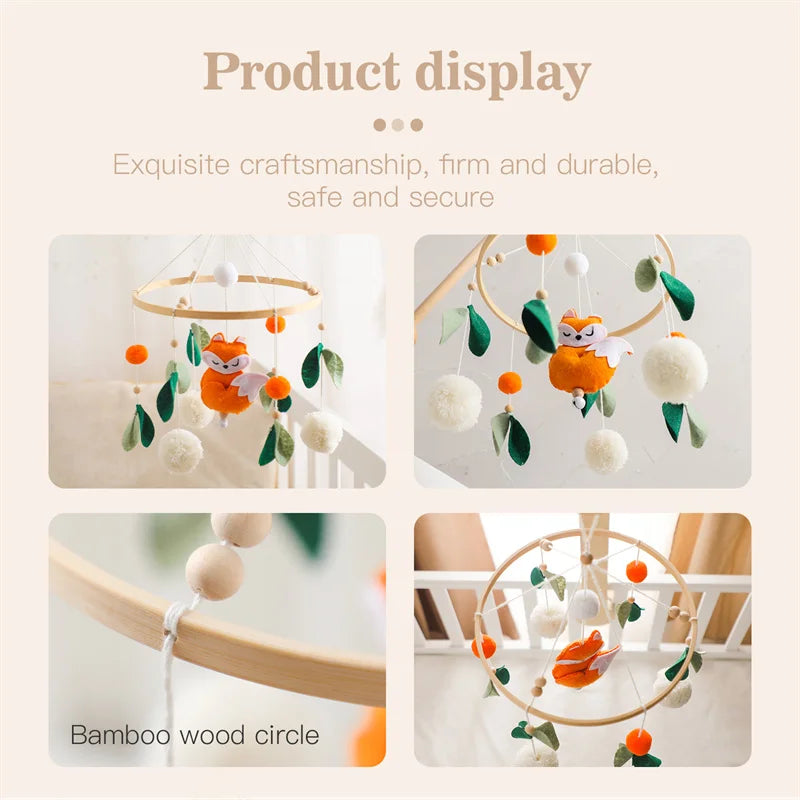 Musical Hot Air Balloon Crib Bed Bell