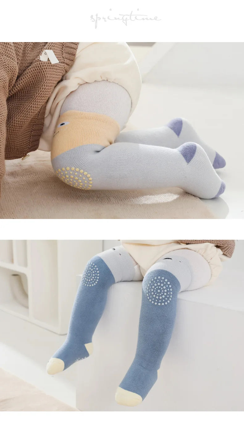 Baby Knee High Crawling Socks
