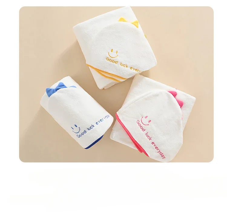 Children's Hooded Shower Bathrobe