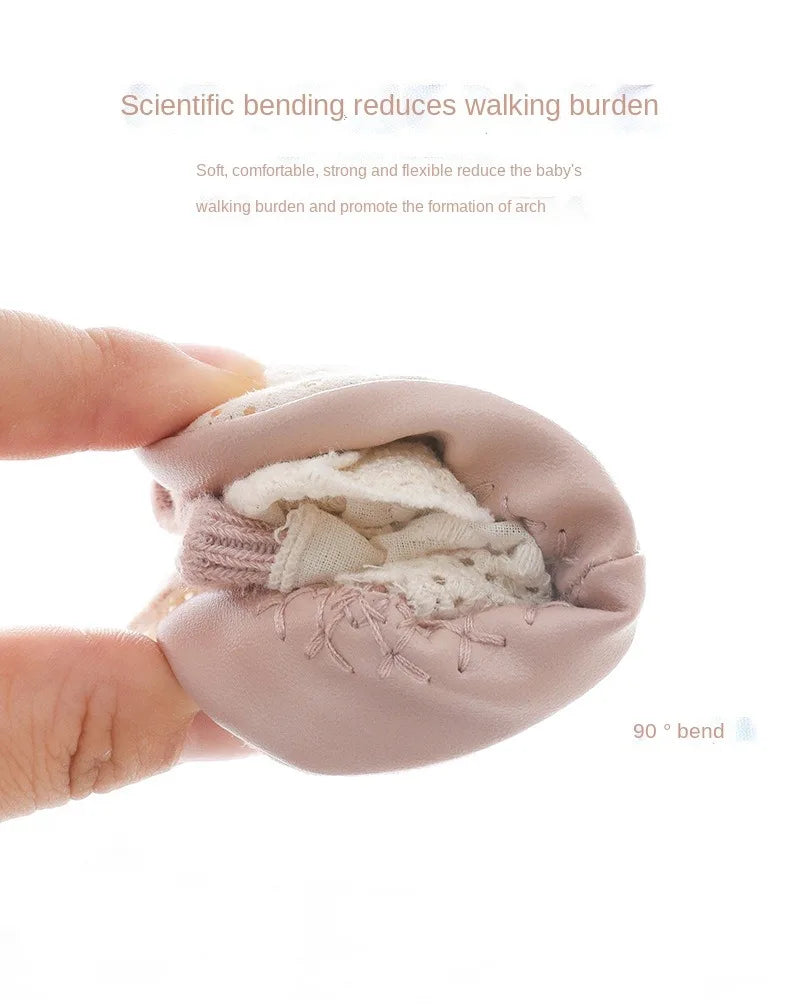 Baby Bow Middle Tube Shoes