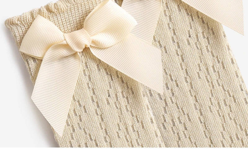 Summer Toddler Bow Long Sock