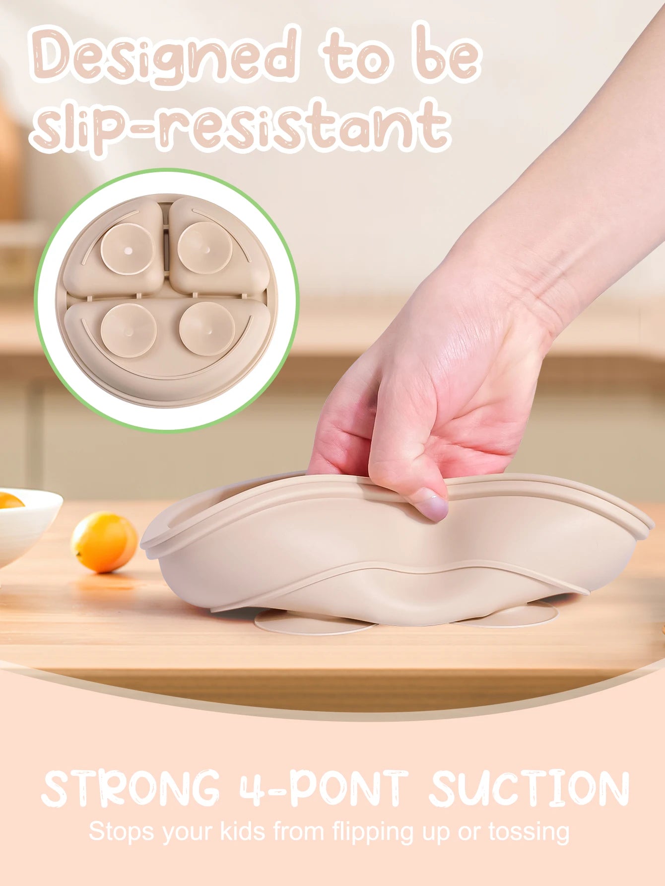 Silicone Dishes Suction Tableware