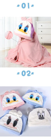 Kids Hooded Bathrobe