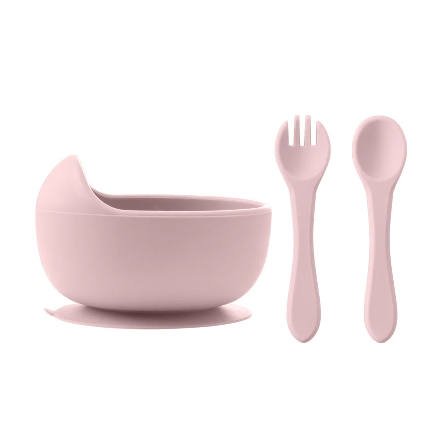 Baby Silicone Suction Feeding Bowls