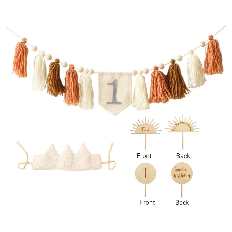 Baby Party Banner Tassel