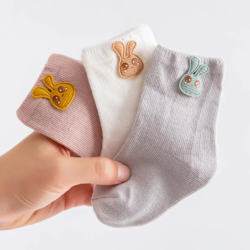 0-3 Years Kids Soft Cotton Socks