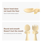 Baby Silicone Tableware Sucker Bowl Set