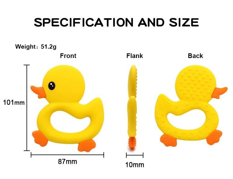 Duck Shaped Baby Teether