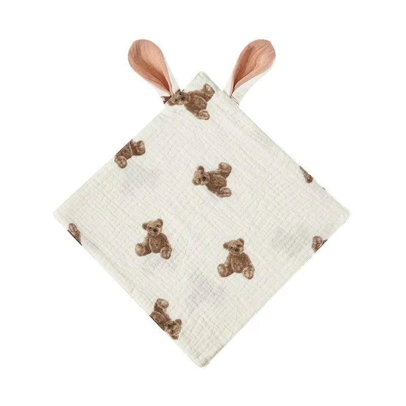 Cartoon Print Muslin Hand Face Towel