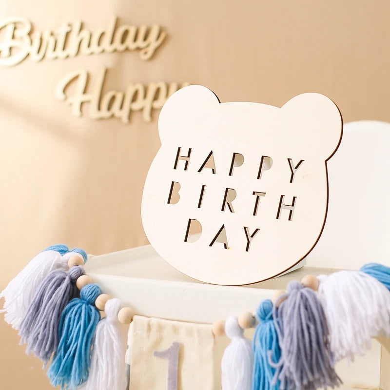 Baby Party Banner Tassel