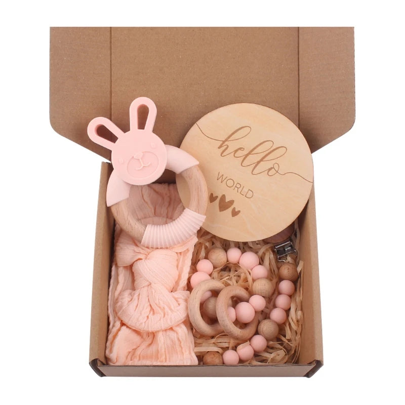 Newborn Bathing & Rattle Toy Set