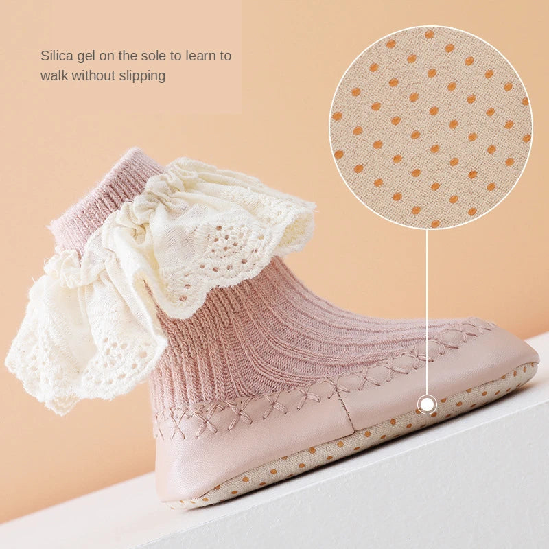 Baby Bow Middle Tube Shoes