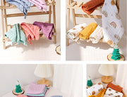5PCS Set Bamboo Cotton Face Towel