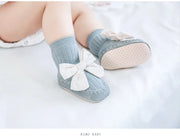 Baby Bow Middle Tube Shoes