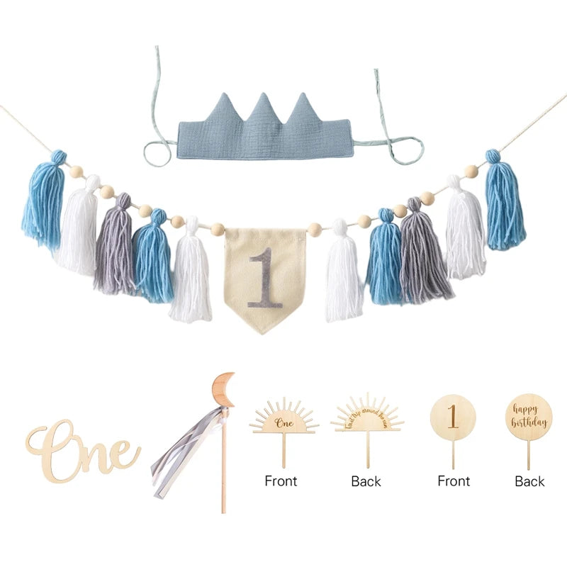 Baby Party Banner Tassel