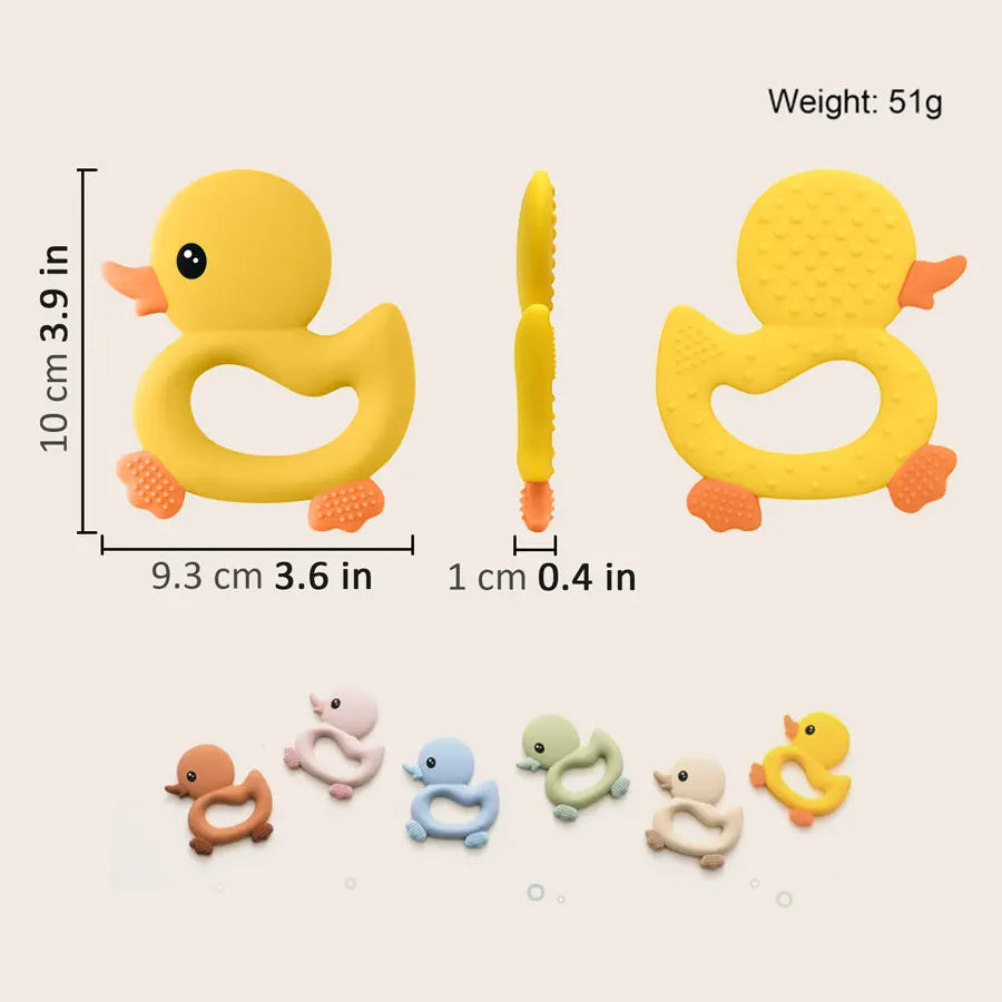 Duck Silicone Teether