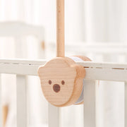 Crib Bell Toys Wooden Bracket