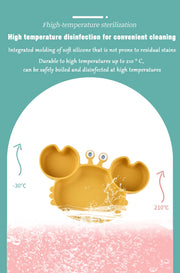 Silicone Dining Plate Suction Cartoon