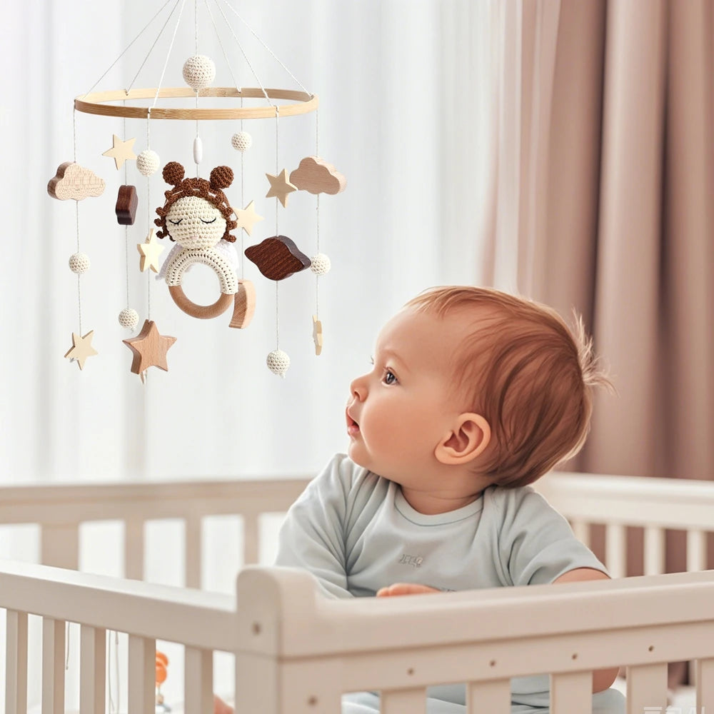 Newborn Angel Bed Bell Crib Toys