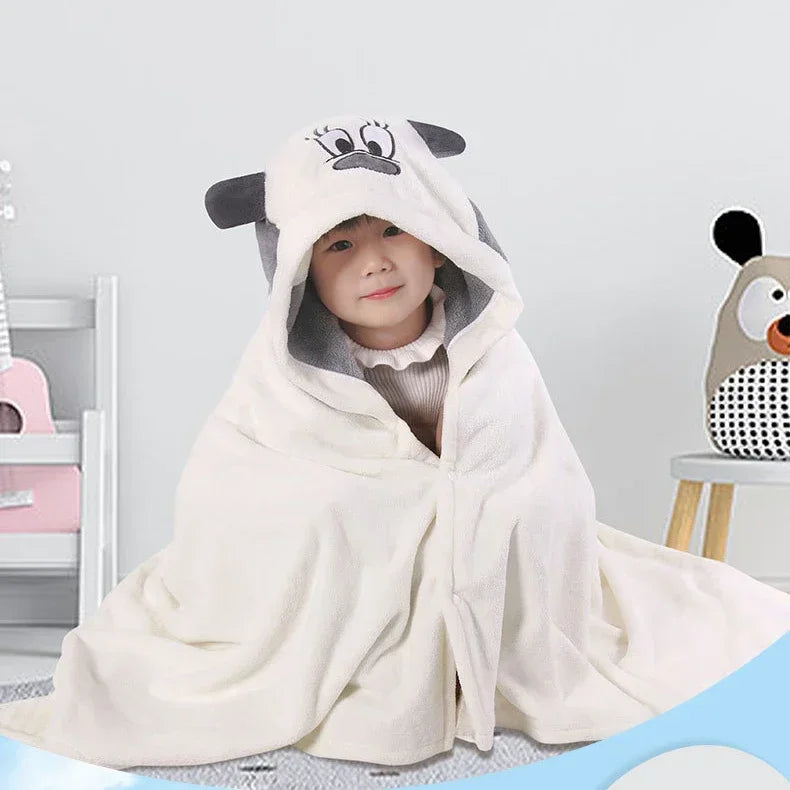 Kids Hooded Bathrobe