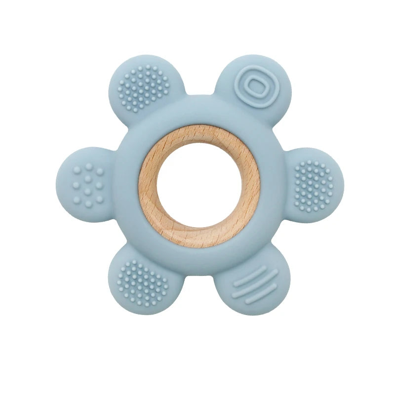 Wooden Teether Flower
