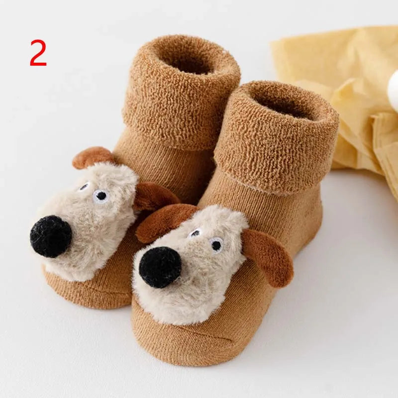 New cartoon warming baby socks