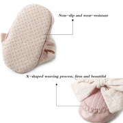 Baby Bow Middle Tube Shoes
