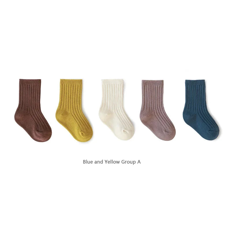 5 Pair Baby Breathable Socks