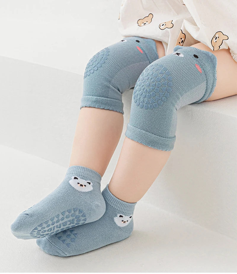 Baby Knee Pads Socks Set