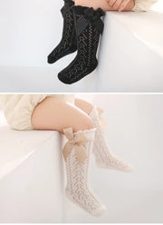 Summer Toddler Bow Long Sock