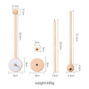 Wood Bed Bell Musical Rattles Toys