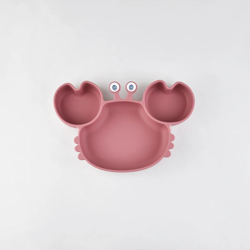 Silicone Dining Plate Suction Cartoon