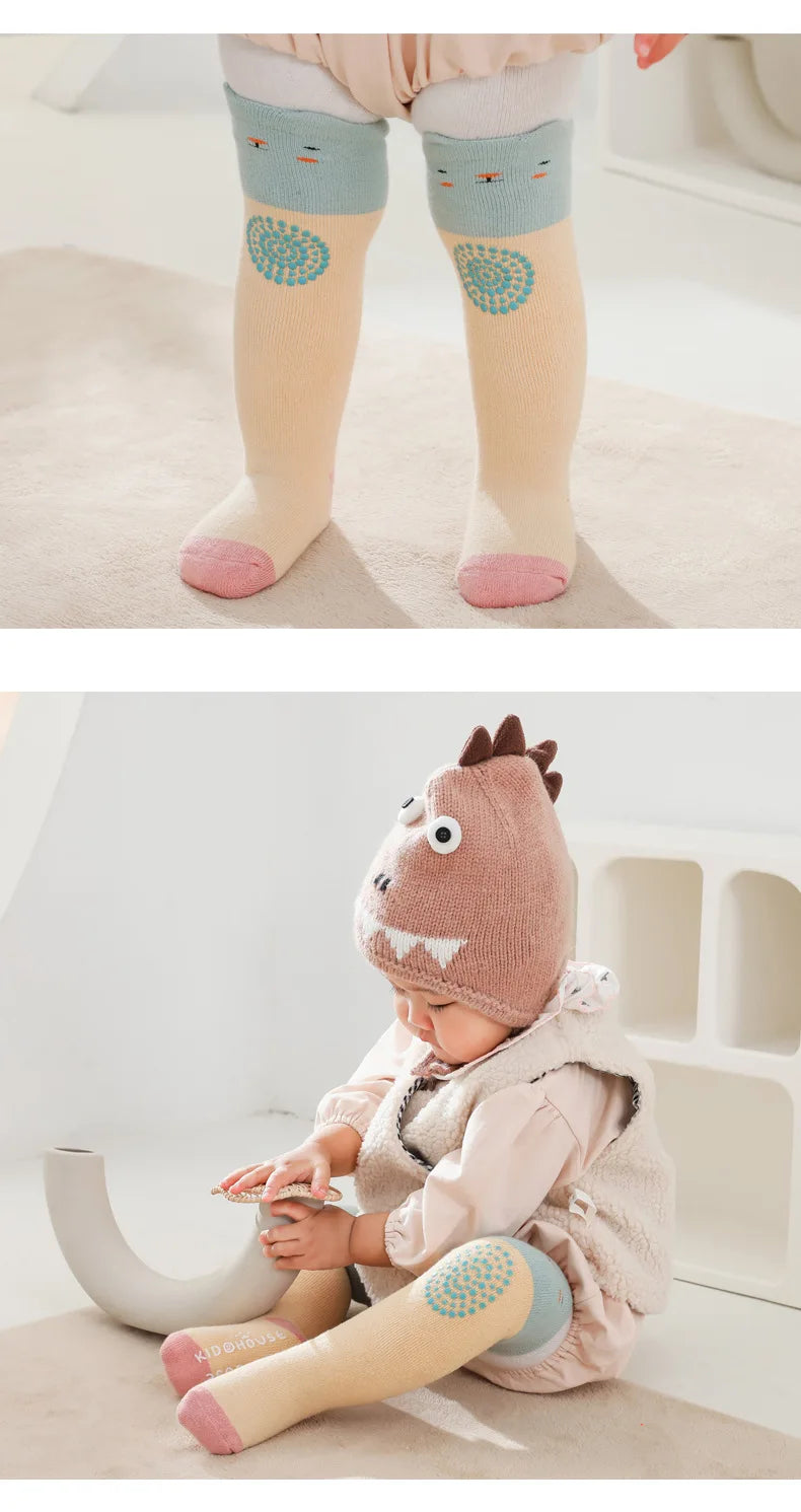 Baby Knee High Crawling Socks