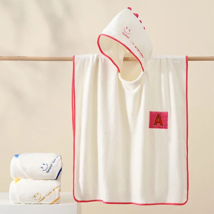 Children's Hooded Shower Bathrobe