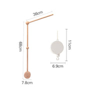 Baby Rattle Wooden Mobile Musical Bed Bell