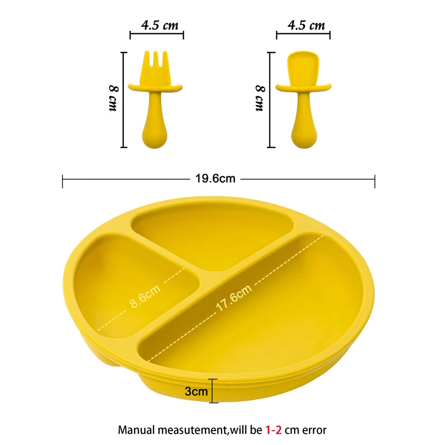 Tableware Waterproof Baby Plate