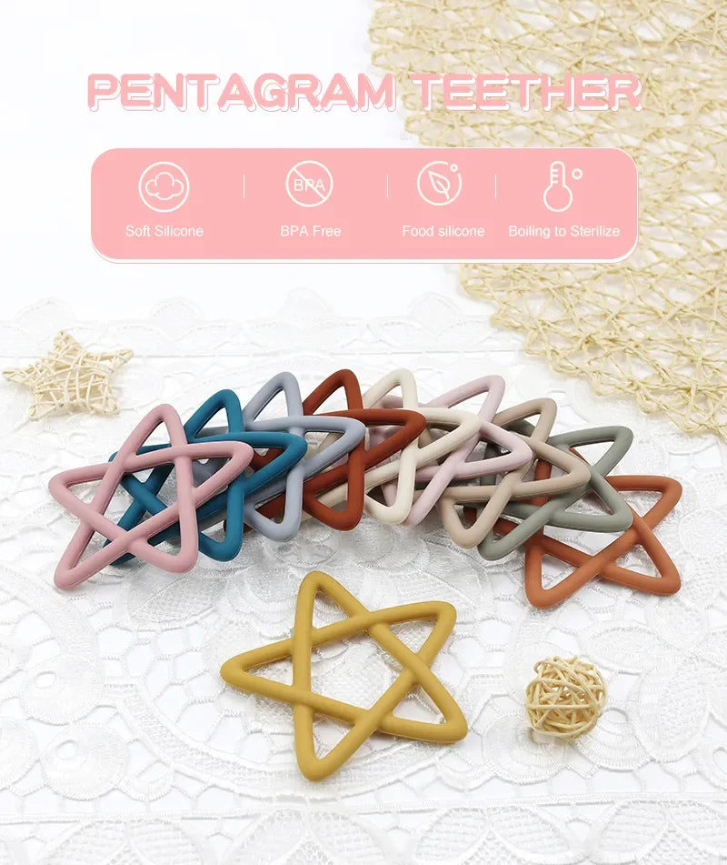 Pentagram Teether Toys