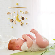 Baby Rattle Wooden Mobile Musical Bed Bell