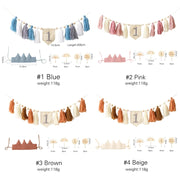 Baby Birthday Party Handmade Banner Tassel