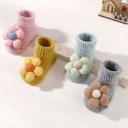 Flower Baby Headband Socks Set