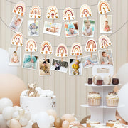 Boho Rainbow Monthly Photo Banner